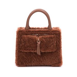 BRANDON BLACKWOOD NEW YORK | Kuei Bag | Brown Shearling